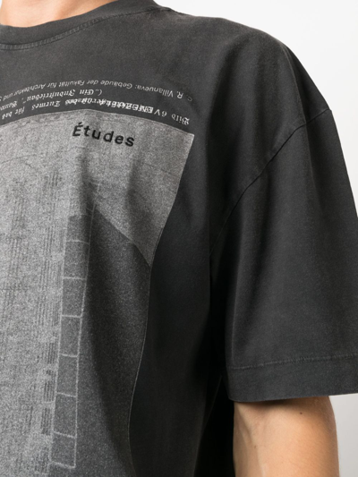 Shop Etudes Studio X Batia Suter Etudes Organic Cotton T-shirt In Schwarz