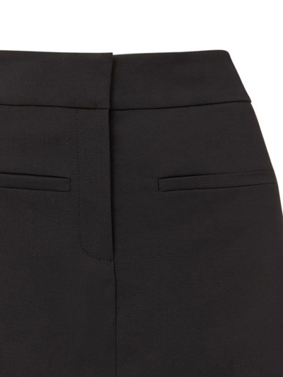 Veronica Beard Elara Welt Pocket Mini Skirt In Schwarz