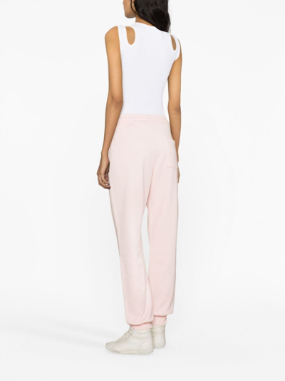 Shop Casablanca Tennis Club-embroidery Track Pants In Rosa