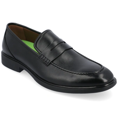 Shop Vance Co. Keith Wide Width Penny Loafer In Black