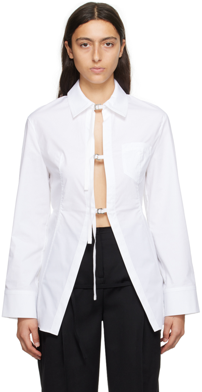 Shop Jacquemus White Le Chouchou 'la Chemise Lavoir' Shirt In 100 White