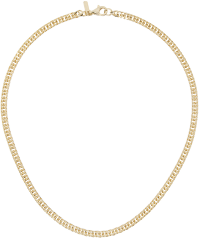 Shop Hatton Labs Gold Mini Curb Chain Necklace