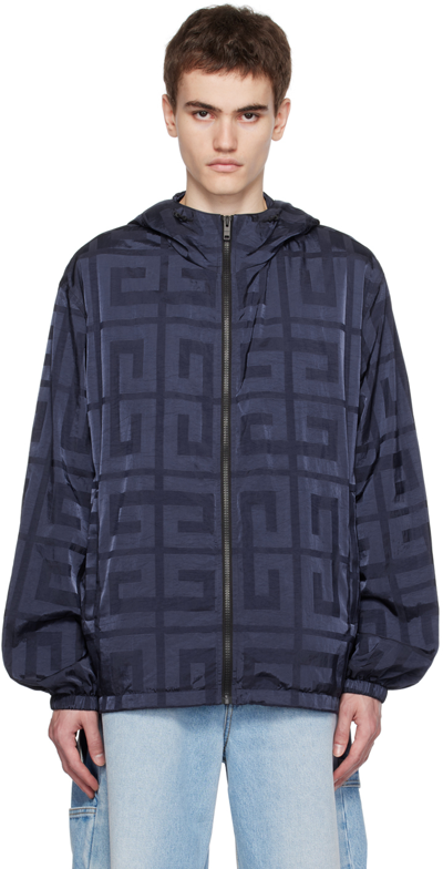 Shop Givenchy Navy 4g Jacket In 410-navy