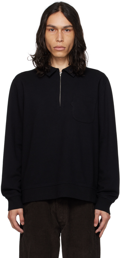 Shop Ymc You Must Create Black Sugden Sweatshirt In 01-black