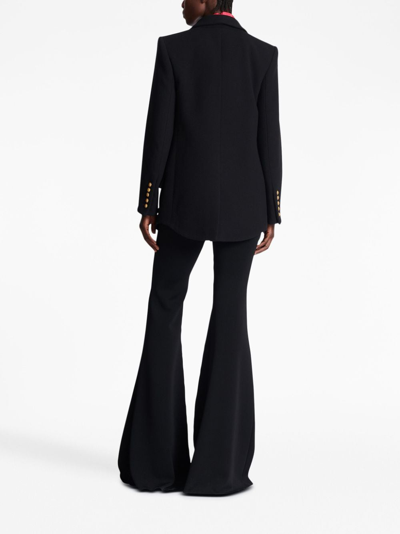 Balmain Button-fastening Double-breasted Jacket In Black