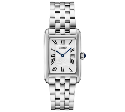 Shop Seiko Women's Essentials Stainless Steel Bracelet Watch 22mm In White