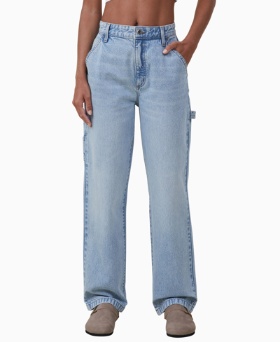 Shop Cotton On Women's Carpenter Jeans In Bondi Blue