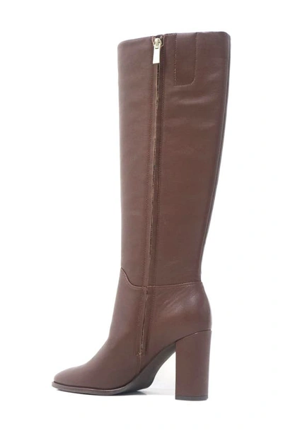 Kenneth Cole New York Women's Lowell Tall Block Heel Boots In Chocolate
