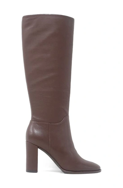 Shop Kenneth Cole New York Lowell Knee High Boot In Chocolate