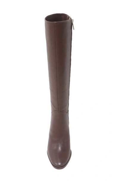 Kenneth Cole New York Women's Lowell Tall Block Heel Boots In Chocolate