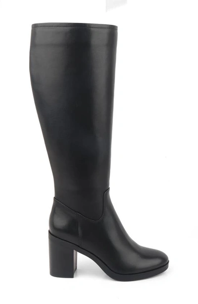 Shop Kenneth Cole New York Veronica Knee High Boot In Black Leather