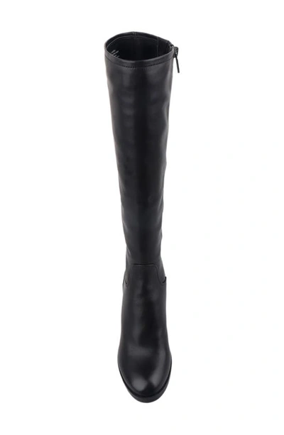 Shop Kenneth Cole New York Veronica Knee High Boot In Black Leather