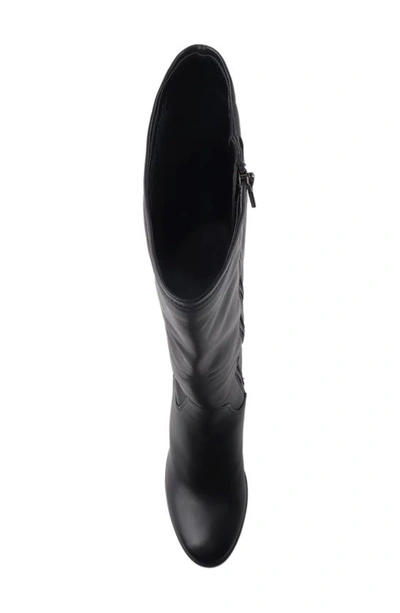 Shop Kenneth Cole New York Veronica Knee High Boot In Black Leather