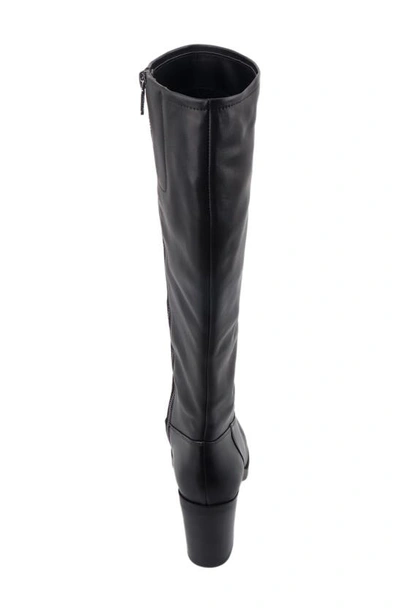 Shop Kenneth Cole New York Veronica Knee High Boot In Black Leather