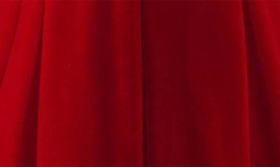 Shop Rachel Riley Tartan Bow Velvet Dress In Red