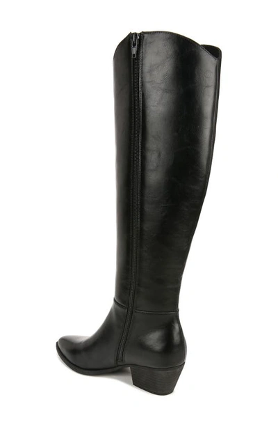 Lifestride Reese Wide Calf High Shaft Boots In Black