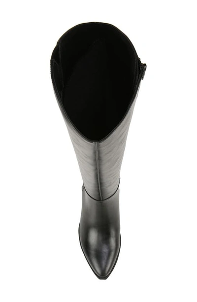 Lifestride Reese Wide Calf High Shaft Boots In Black