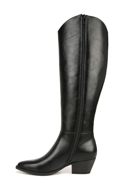 Lifestride Reese Wide Calf High Shaft Boots In Black