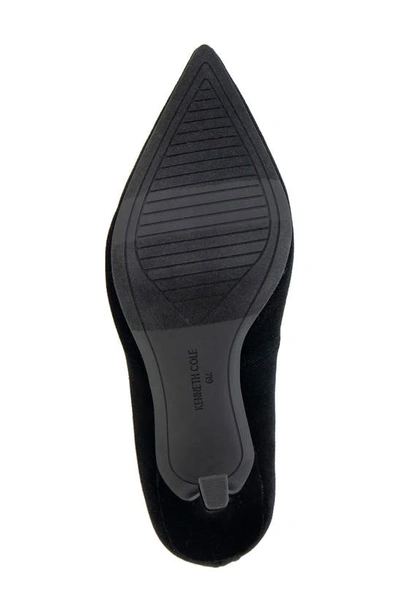 Shop Kenneth Cole New York Romi Starburst Pointed Toe Pump In Black Velvet