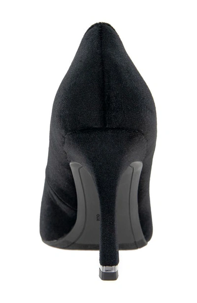 Shop Kenneth Cole New York Romi Starburst Pointed Toe Pump In Black Velvet