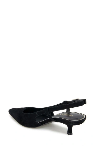 Kenneth Cole New York Martha Slingback Pump In Black Suede