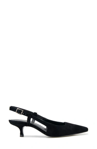 Kenneth Cole New York Martha Slingback Pump In Black Suede