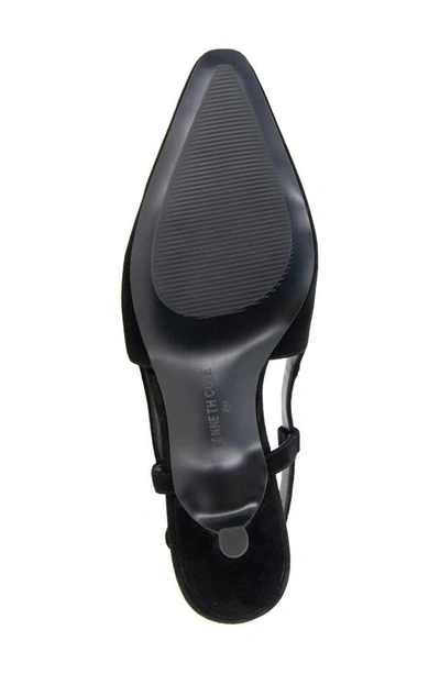 Kenneth Cole New York Martha Slingback Pump In Black Suede