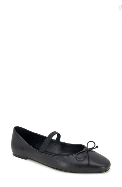 Shop Kenneth Cole New York Myra Ballet Flat In Black Leather