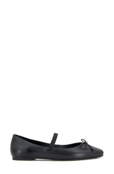 Shop Kenneth Cole New York Myra Ballet Flat In Black Leather