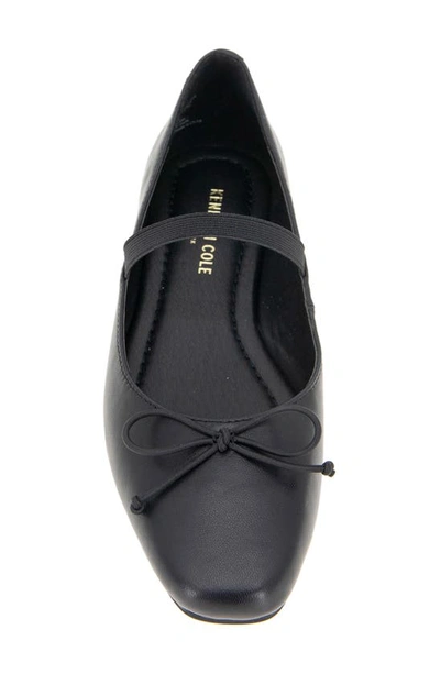 Shop Kenneth Cole New York Myra Ballet Flat In Black Leather