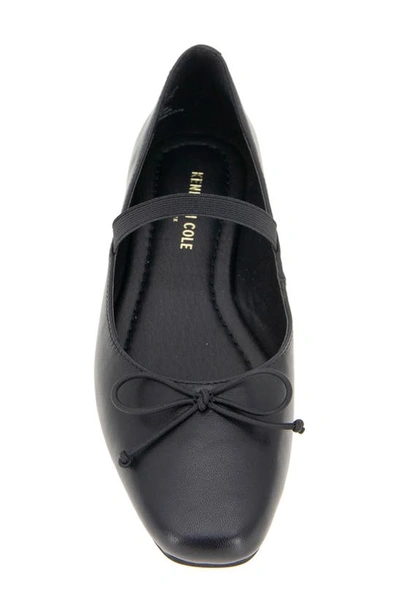 Kenneth Cole New York Myra Ballet Flat In Black Leather
