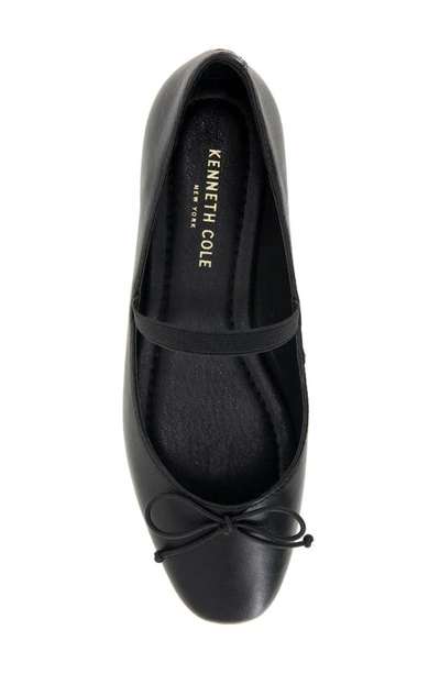 Shop Kenneth Cole New York Myra Ballet Flat In Black Leather