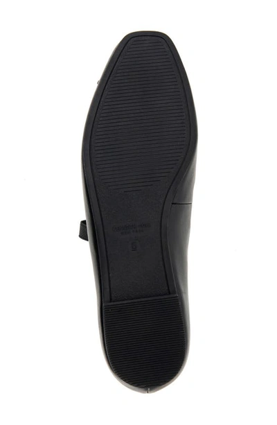 Shop Kenneth Cole New York Myra Ballet Flat In Black Leather