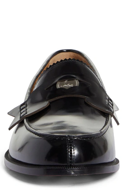 Shop Christian Louboutin Penny Loafer In Bk01-black