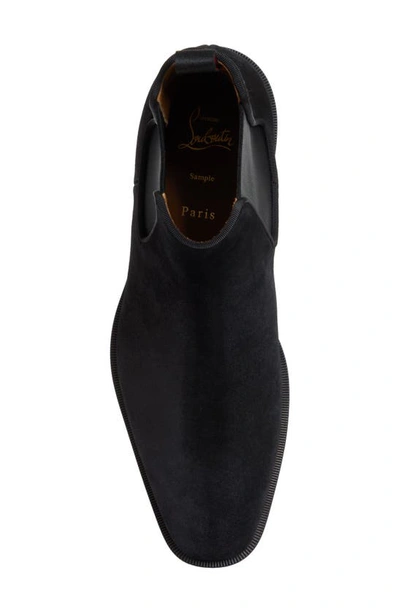 Shop Christian Louboutin Alpinsol Chelsea Boot In Bk01-black