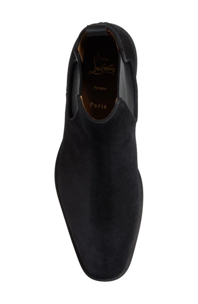 Christian Louboutin Mens Black Melon Flat Calf Black 9 In Bk01-black