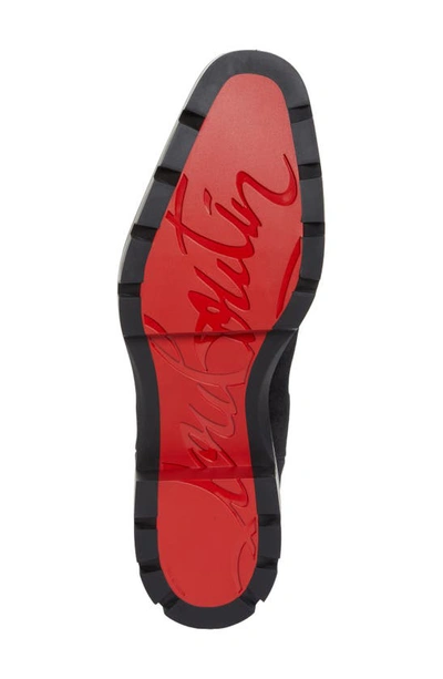 Christian Louboutin Mens Black Melon Flat Calf Black 9 In Bk01-black