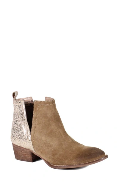 Shop Diba True Stop By Bootie In Camel/ Beige