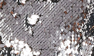 Dress The Population Andy Sequin Strapless Jumpsuit In Silver