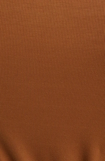 Ag Jaxon Rib T-shirt In Caramel