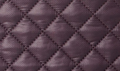 Shop Mz Wallace Metro Quilted Nylon Crossbody Bag In Medium Purple