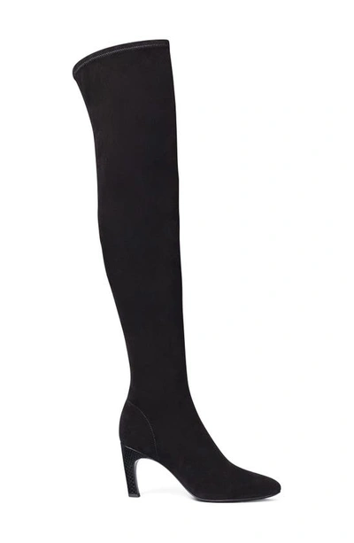 Shop Tory Burch Over The Knee Boot In Perfect Black / Nero