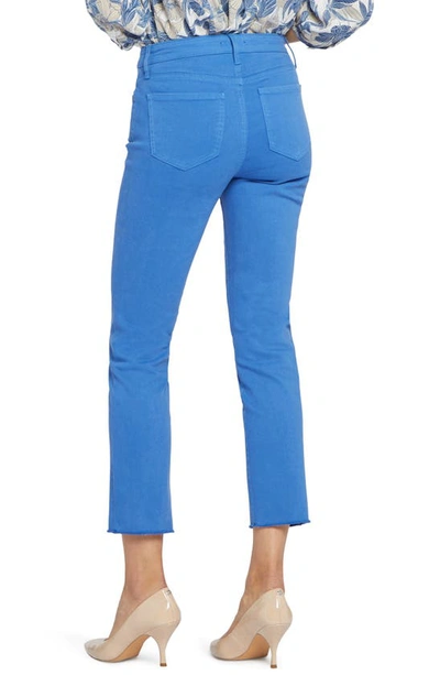 Shop Nydj Sheri Frayed Hem Slim Jeans In Swing Blue