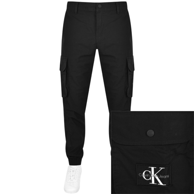 Calvin Klein Jeans Cargo Trousers Black | ModeSens