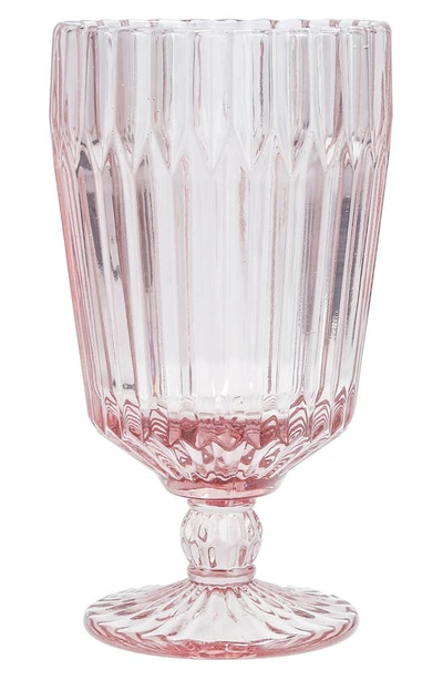 Shop Fortessa Archie Set Of 6 Pink Goblets