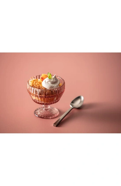 Shop Fortessa Archie Set Of 6 Pink Footed Dessert Bowls