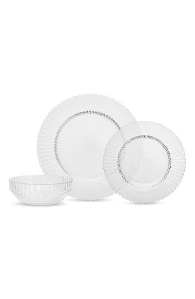 Shop Fortessa Archie 12-piece Clear Dinnerware Set