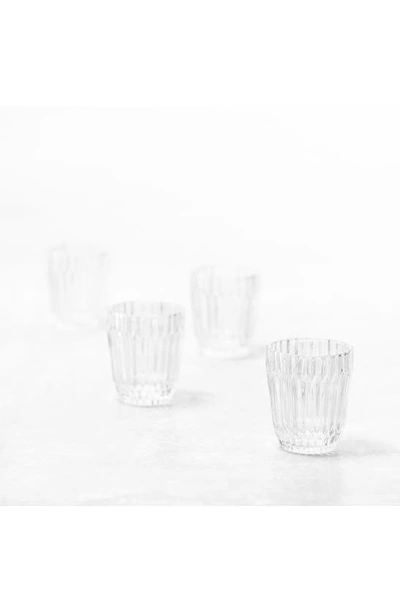 Shop Fortessa Archie Set Of 6 Clear Double Old Fashioned Glasses