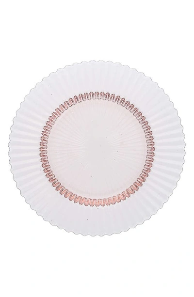 Shop Fortessa Archie Set Of 4 Pink Dessert Plates