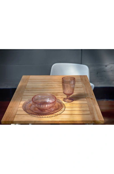 Fortessa Archie Pink Dessert Plate, Set Of 4 In Pink